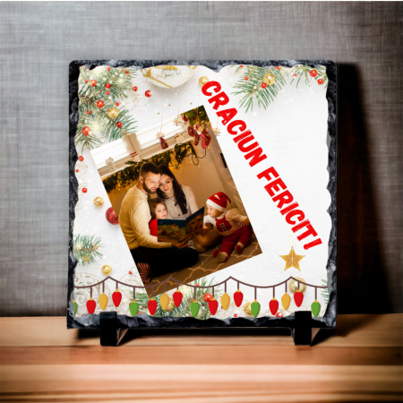 BF 2023 - Ardezie personalizata Craciun fericit!