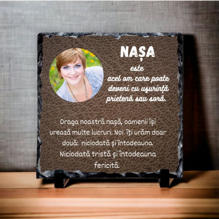 Cadouri pana in 100 RON - Ardezie personalizata Pentru Nasa