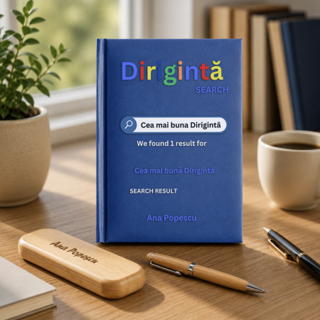 BLACK FRIDAY 2025 - Cadou pentru Diriginta - Agenda personalizata + set scris