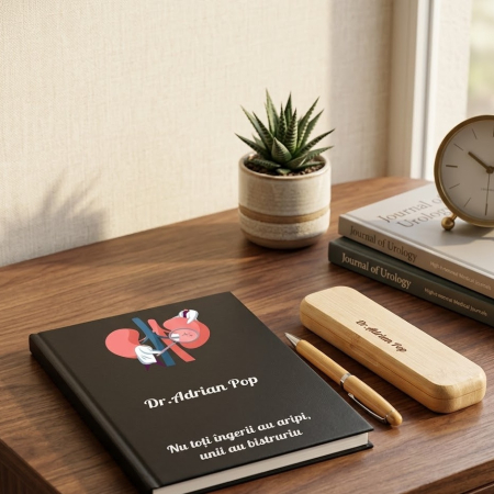 BLACK FRIDAY 2025 - Cadou pentru Doctor Nefrolog- Agenda personalizata + set scris
