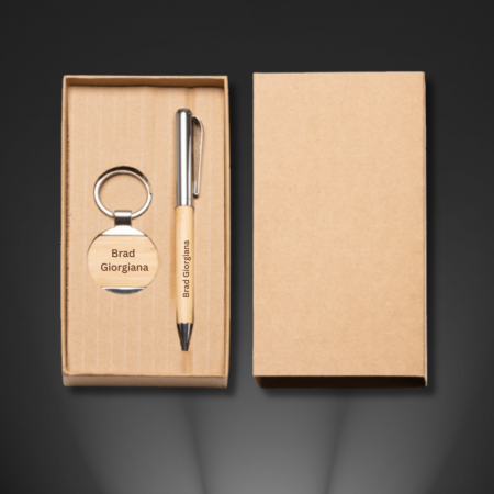 Diverse cadouri personalizate - Set pix si breloc personalizat cu nume