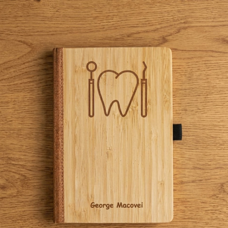 Caiet elegance personalizat pentru Dentist [0]
