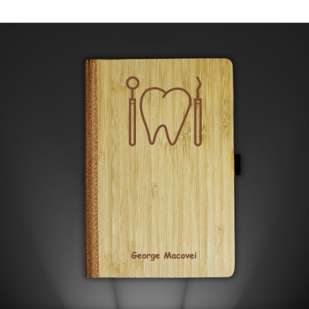 Agende personalizate - Caiet elegance personalizat pentru Dentist