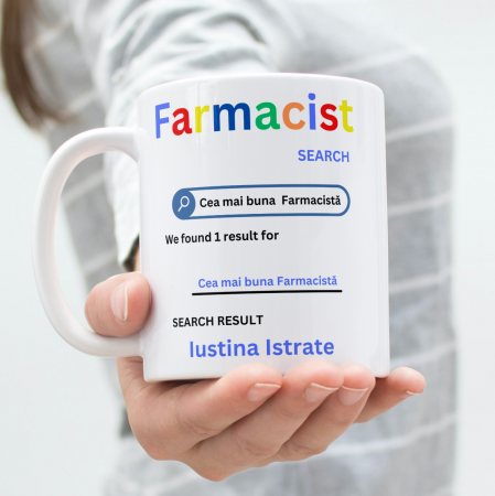 Cani personalizate - Cana personalizata Best Farmacist