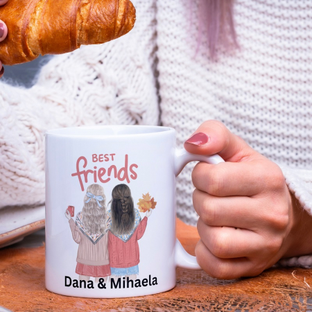 Cani personalizate - Cana personalizata Best Friends