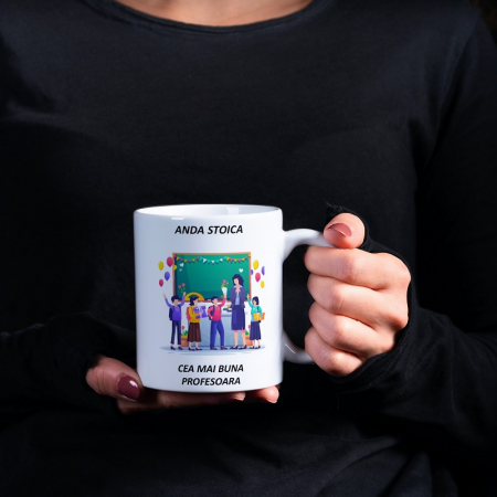 Cani personalizate - Cana personalizata - Cea mai buna profesoara