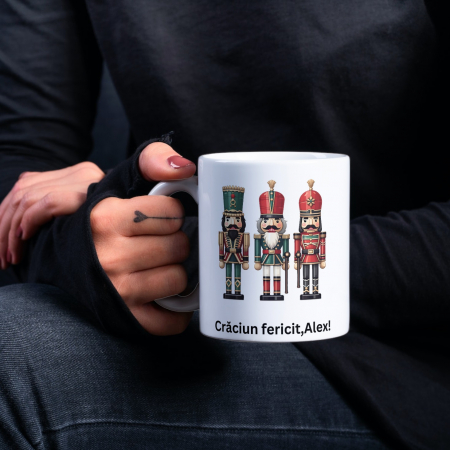 Cadouri Secret Santa - Cana personalizata - Craciun Fericit