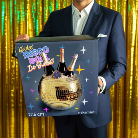 Frapieră de Gheață "Disco Gold" – Adu Strălucirea Petrecerii la Tine Acasă! [1]