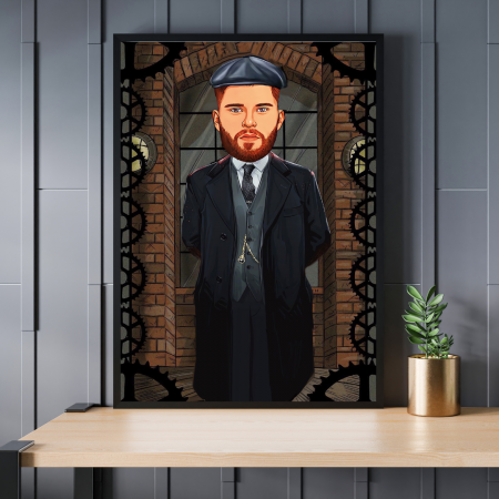 Caricaturi personalizate - Caricatura barbat