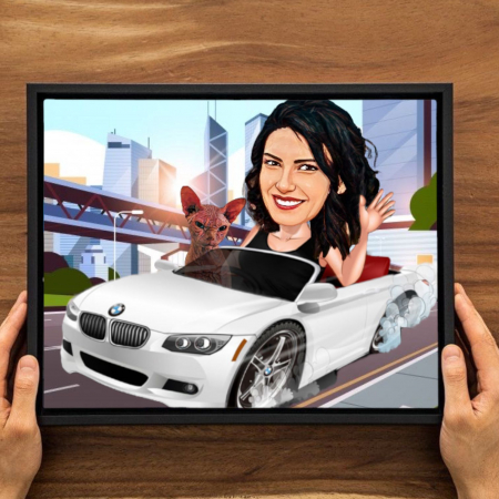 Caricaturi personalizate - Caricatura Soferita