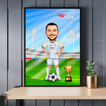 Caricaturi personalizate - Caricatura Fotbalist