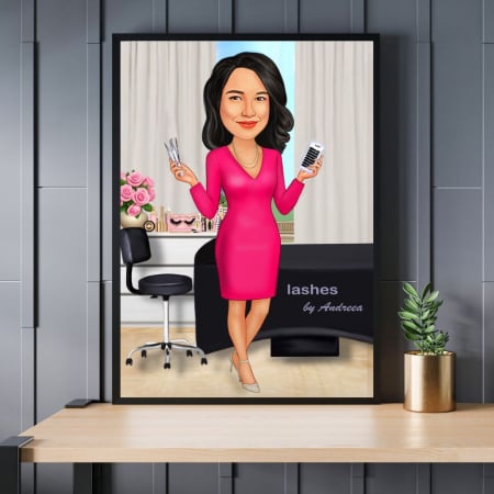 Caricaturi personalizate - Caricatura Lashes By ...