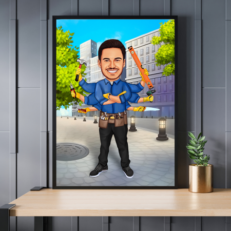 Caricaturi personalizate - Caricatura Mester