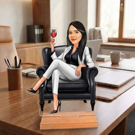 Caricatură pentru Sefa- Statuetă Personalizată tip Trofeu