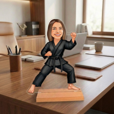 Figurine personalizate - Caricatură pentru  Arte martiale - Statuetă Personalizată tip Trofeu