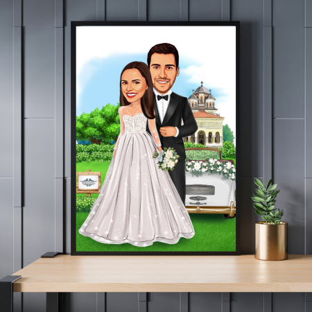 Caricaturi personalizate - Caricatura Wedding