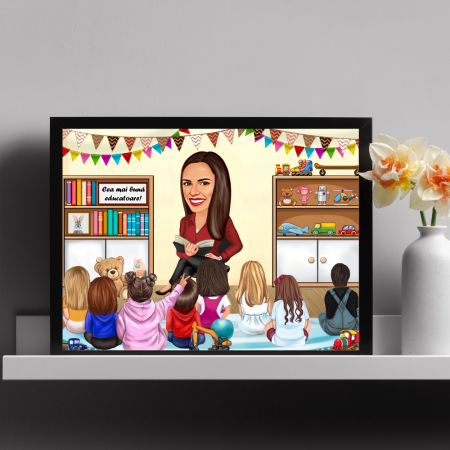 Caricaturi personalizate - Caricatura Educatoare