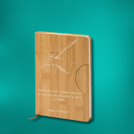 Cadouri personalizate pentru profesori - Carnet Notite personalizat pentru profesor