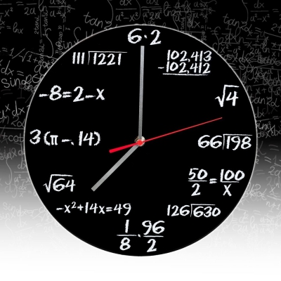 Ceasul de perete Matematica [6]