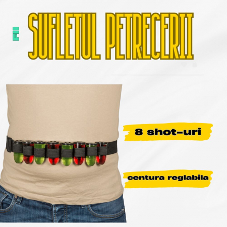 Centura Army cu 8 shot-uri din plastic [1]