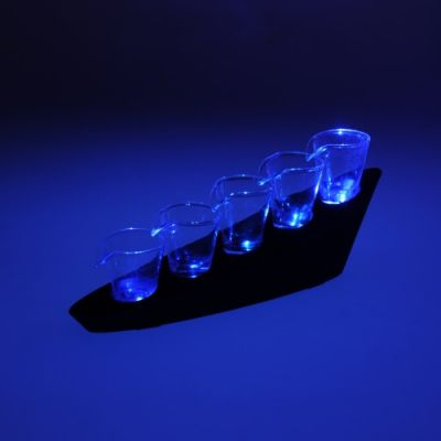 Set 5 pahare Domino Shots Deluxe cu lumina LED [1]