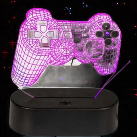 Cadouri pentru copii - Lampa Led Game Controller  6 culori