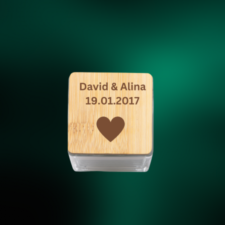 Diverse cadouri personalizate - Lumanare parfumata cu capac personalizat