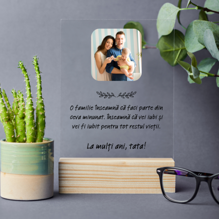 Placheta personalizata pentru TATA