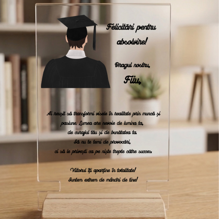 Cadouri personalizate - Placheta personalizata pentru Absolvent - FIU