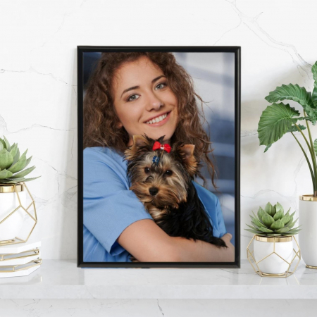 Cadouri pana in 100 RON - Rama foto personalizata 1 poza  -A4 -
