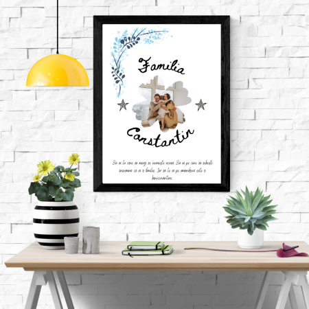 Cadouri pana in 100 RON - Rama foto personalizata Familie