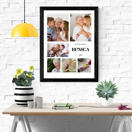 Cadouri pana in 100 RON - Rama foto personalizata Cea mai buna bunica