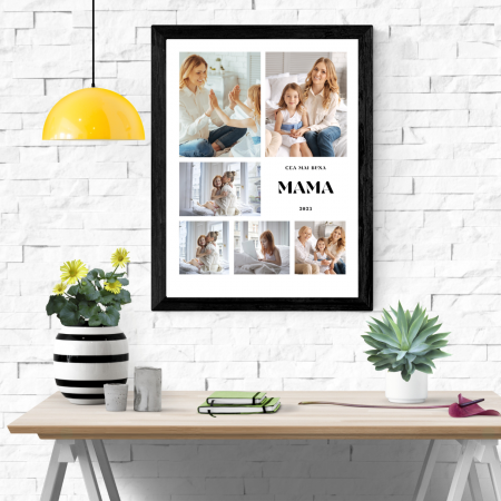 Cadouri pana in 100 RON - Rama foto personalizata Cea mai buna mama