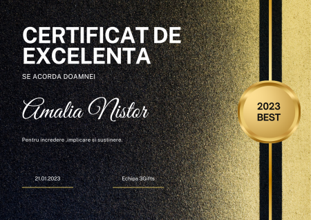 Rama foto personalizata Certificat de excelenta [1]
