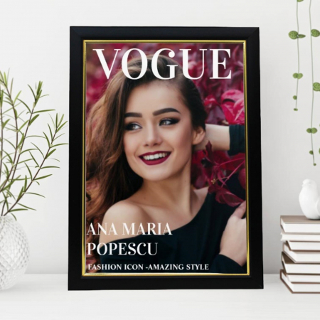Cadouri pana in 100 RON - Rama foto personalizata VOGUE
