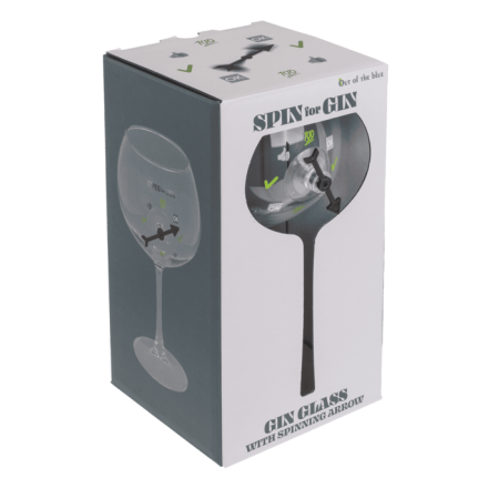 Pahar de Gin Uriaș cu Spinner Interactiv – „Spin for Gin” [5]