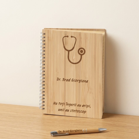 Set Caiet si pix personalizat - Doctor