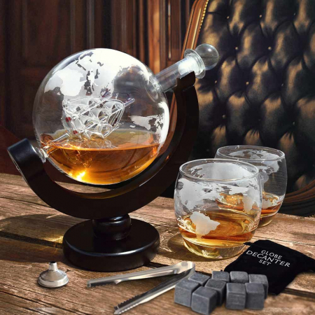 Idei cadouri barbati - Set Decantor de Lux "Globe"