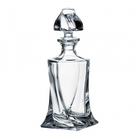 Set Decantor de Lux "Twist" cu Pahare și Pietre de Whisky, în Cutie de Lemn [3]