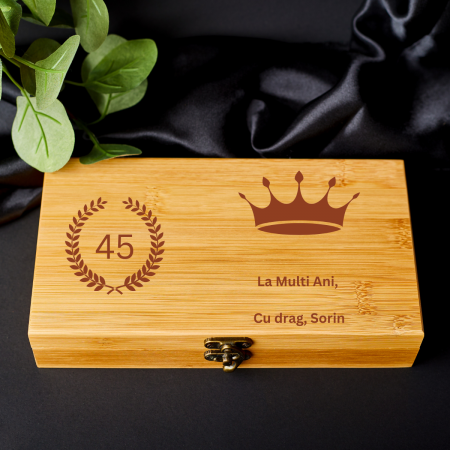 Idei cadouri barbati - Set pentru vin personalizat