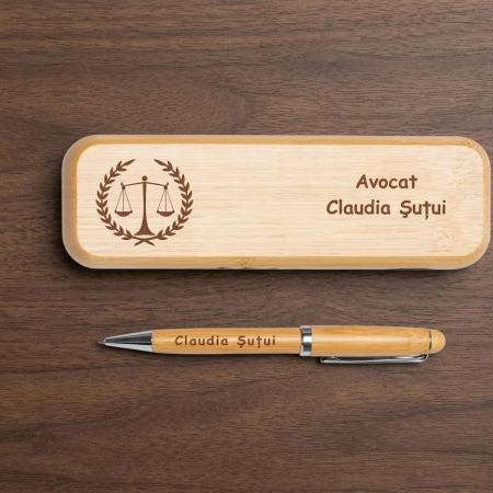 Cadouri pana in 100 RON - Set pix  in cutie din lemn personalizata - Avocat