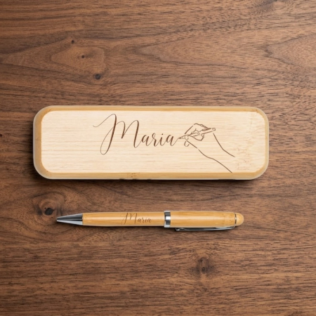 Back to school - Set pix  in cutie din lemn personalizata - Callem