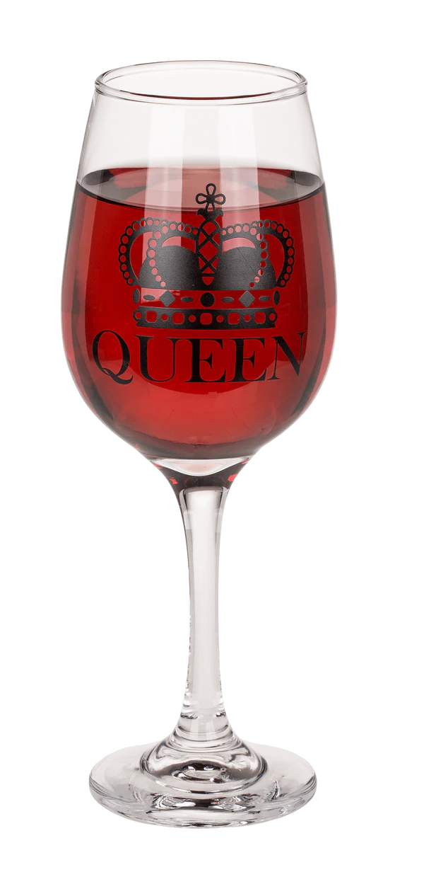 Set Regal de 2 Pahare pentru Cuplu - "King & Queen" (Halbă Bere & Pahar Vin) [1]