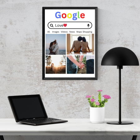 Cadouri personalizate - Tablou Personalizat „Google Love”