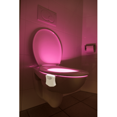 Lampa de veghe LED pentru toaleta, senzor de miscare si lumina, 8 culori diferite [2]