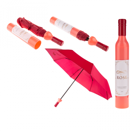Umbrela in forma de sticla de vin ROSE [0]