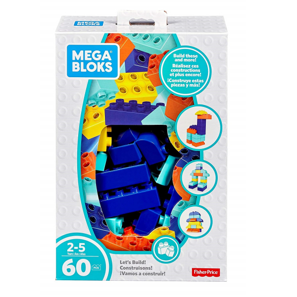 Set Cuburi Colorate de Construit Mega Bloks 60 de piese [1]