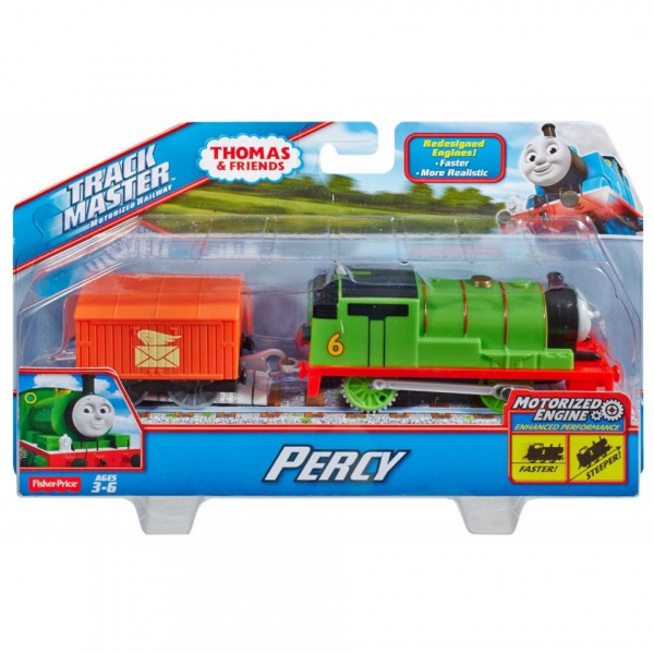 Locomotiva trenulet motorizat Percy cu vagon posta Thomas & Friends TrackMaster [1]