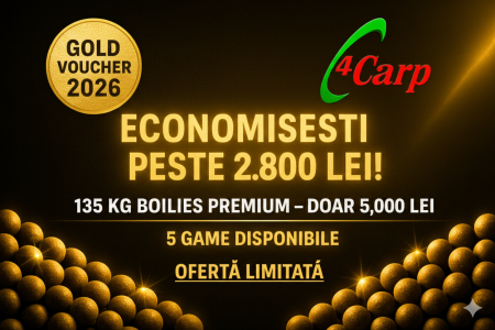 Vouchere Team&Gold - Gold Voucher-135 kg Boilies