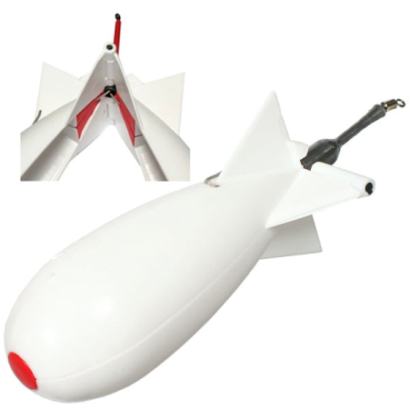 Accesorii nadire - Racheta de Nadire SPOMB MIDI / LARGE X, Alb